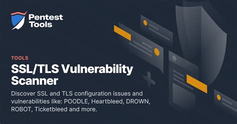 SSL Scanner for SSL/TLS security vulnerabilities .